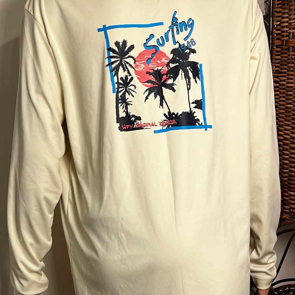 Original Vintage weatherproof men’s yellow shirt XXL Lightweight Long Sleeve - Picture 5 of 7